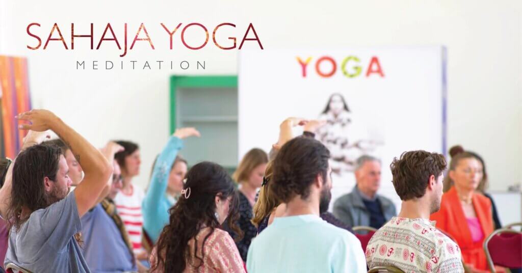 People meditating with Sahaja Yoga